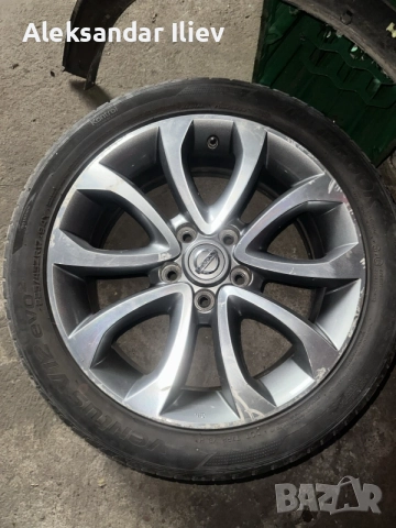 джанти с гуми за нисан nissan 225/45/17, снимка 2 - Гуми и джанти - 56232807