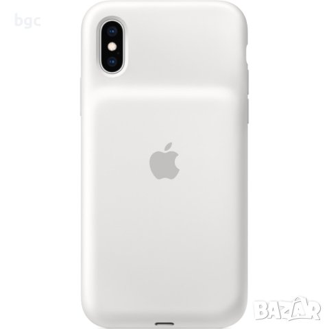 НОВ iPhone XS Smart Battery Case Калъф с акумулатор Apple за , White, снимка 2 - Резервни части за телефони - 44167332