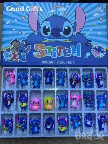 Комплект с 24 фигурки Лило и Стич, Stitch