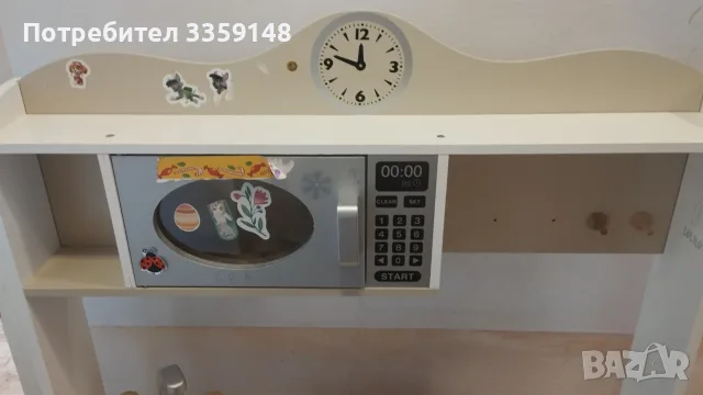 Дървена детска кухня, снимка 5 - Образователни игри - 56175780
