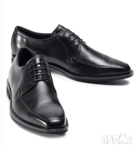 Ecco CALCAN - елегантни ниски кожени обувки номер 45 , снимка 4 - Ежедневни обувки - 52368954