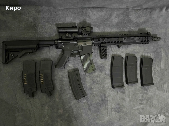 Bolt Airsoft B4 Knights Armament AR-16 URX 3.1 , Dauble Eagle M904H ъпгрейдната !!!, снимка 3 - Други игри - 53230573