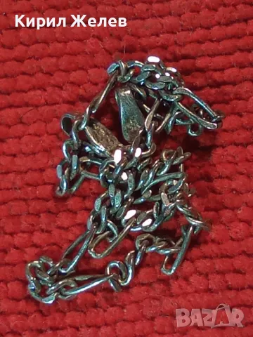 СТАРА СРЕБЪРНА ГРИВНА СРЕБРО 925 КЛАСИЧЕСКА КАРТИЕ ПЛЕТКА с НУЖДА от ЗАКОПЧАЛКА 27173, снимка 9 - Антикварни и старинни предмети - 49551754