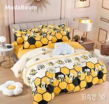 Памучни спални комплекти Различни дизайни , снимка 3 - Спално бельо - 48935502