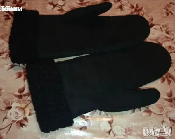 Нови Топли Дамски Ръкавици от Естествена Кожа M, снимка 6 - Ръкавици - 48971827
