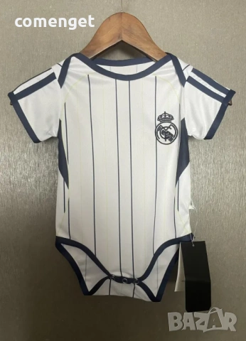 БЕБЕШКИ бодита AL NASSR RONALDO, MESSI MIAMI, REAL MADRID, BARCELONA, JUVENTUS, MILAN, PSG, INTER!, снимка 5 - Бодита за бебе - 53760328