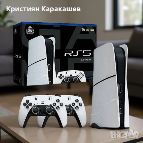 Игрална Конзола Game Stick RS5, 4K 64GB + 2 безжични контролера, снимка 6 - PlayStation конзоли - 53632124