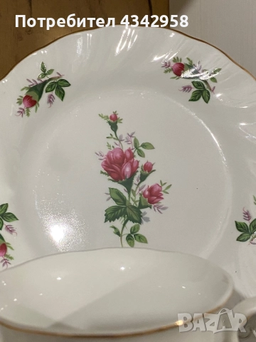 Art Viva porcelain.1990- те.Комплект с рози., снимка 5 - Антикварни и старинни предмети - 52266157