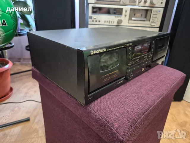 Японски двукасетен дек PIONEER CT-W503R от 1994 г. с добър външен вид и без надрасквания, снимка 3 - Декове - 56155374