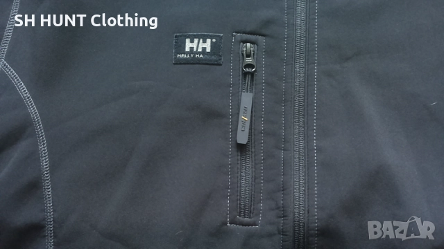 HELLY HANSEN Softshell Work Jacket размер L работна горница вятърно устойчива W4-709, снимка 7 - Суичъри - 52878568