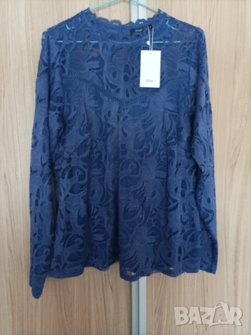 Нова дантелена блуза , снимка 3 - Блузи с дълъг ръкав и пуловери - 53871484