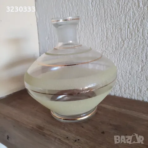 Стъклена гарафа/бутилка за ракия/ликьор, снимка 3 - Сервизи - 48387117