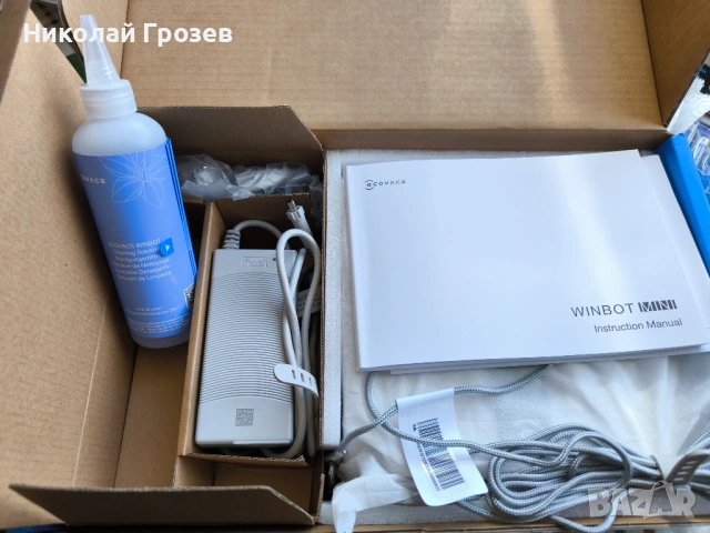 Робот за прозорци Ecovacs Winbot Mini 3 режима на почистване, снимка 4 - Прахосмукачки - 53850602