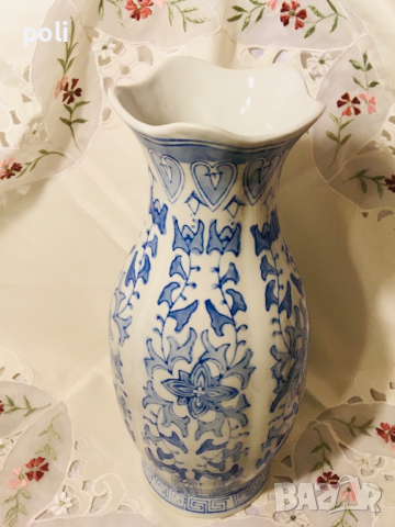 китайска порцеланова ваза, снимка 4 - Вази - 44519527
