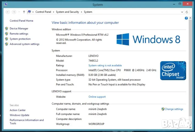Lenovo T400 +usb flash, снимка 5 - Лаптопи за работа - 46568438