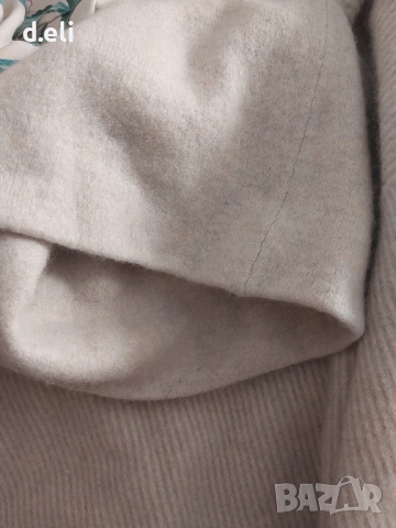 IRIS VON ARNIM Original Size M 100% Кашмир Страхотен поло пуловер, снимка 2 - Блузи с дълъг ръкав и пуловери - 51716811