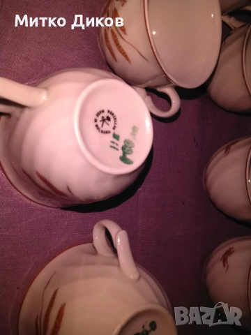 Чаши за кафе чай Китка Нови Пазар нови 7броя 200млл Н-67мм и фи 88мм, снимка 5 - Чаши - 52458193
