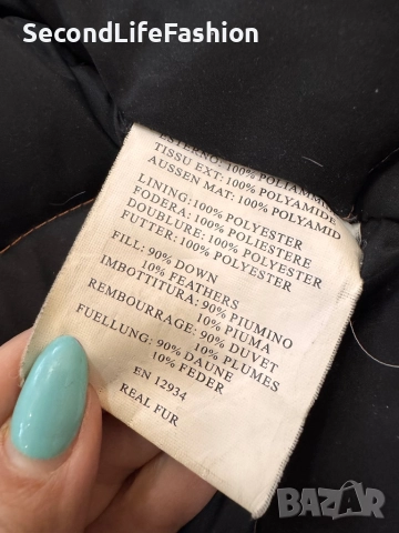 Дамско парка Parajumpers Masterpiece, черно, размер XS, пухено яке от гъши пух, снимка 11 - Якета - 52164426