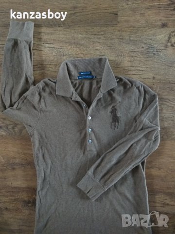 ralph lauren the skinny polo - страхотна дамска блуза, снимка 7 - Блузи с дълъг ръкав и пуловери - 39564376