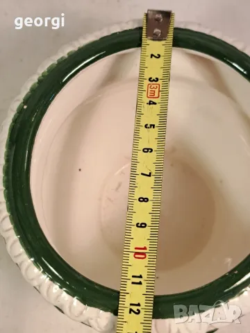 италианска керамична ваза 22/6, снимка 4 - Вази - 49251917