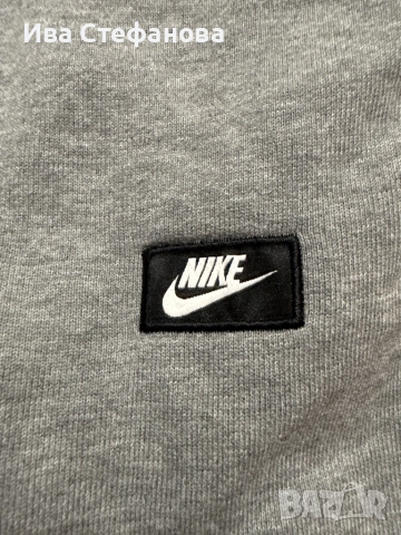 Нов оригинален памук памучен  марков сив спортен панталон Nike nike Найк , снимка 4 - Спортни дрехи, екипи - 46576912