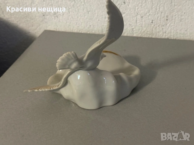 Стара порцеланова чинийка/пепелник, снимка 5 - Антикварни и старинни предмети - 53099777