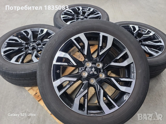 Лети джанти 18ки 5х114.3 Mitsubishi, Citroen, Peugeot + летни гуми 225/55/18 Toyo