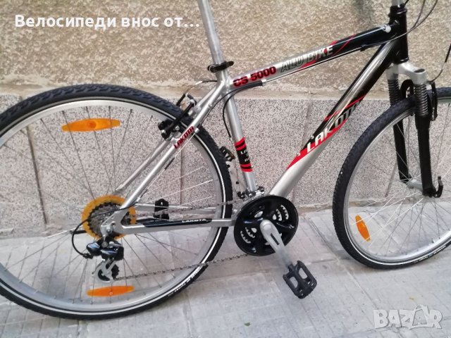 Алуминиев велосипед 28 цола 21 скорости shimano преден амортисьор много запазено технически ок , снимка 14 - Велосипеди - 41638751