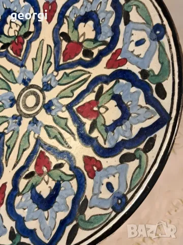 голяма декоративна керамична чиния за стена 23/2, снимка 5 - Декорация за дома - 49309290