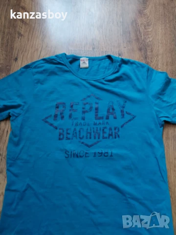 Replay - страхотна мъжка тениска КАТО НОВА М, снимка 4 - Тениски - 50925767