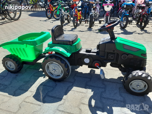 PILSAN зелен детски трактор ACTIVE с ремарке, снимка 10 - Коли, камиони, мотори, писти - 44585963