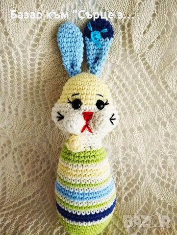 Плетени играчки - зайци и котки, снимка 7 - Плюшени играчки - 49876682