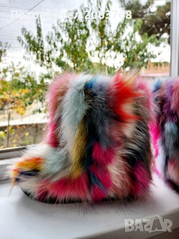 Боти от естествен косъм, снимка 3 - Дамски боти - 42674158