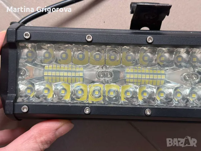 LED бар БЯЛА СВЕТЛИНА за джипове 4x4, коли, камиони, бусове, снимка 2 - Аксесоари и консумативи - 48674124