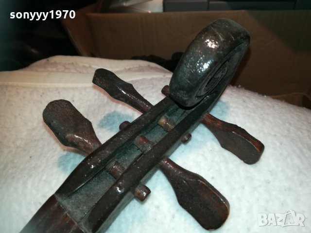 АНТИКА цигулка-стара цигулка за декор 0311210855, снимка 2 - Антикварни и старинни предмети - 34676907