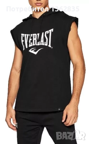НОВ оригинален суичър / тениска без ръкави EVERLAST размер L от САЩ