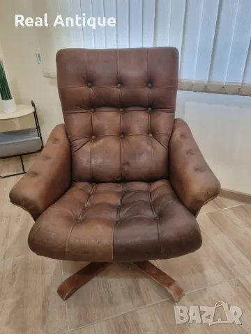 Страхотно стилна шведска кресло , снимка 2 - Антикварни и старинни предмети - 48911852