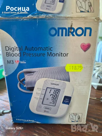 Апарат за измерване на кръвно Omron, снимка 2 - Уреди за диагностика - 55750951