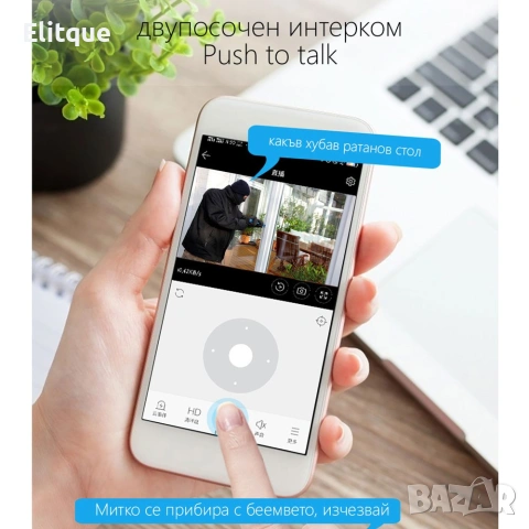 C-P11-50 Куполна Камера с 2 обектива 50 LЕD - 4 антени, снимка 3 - Друга електроника - 53127664