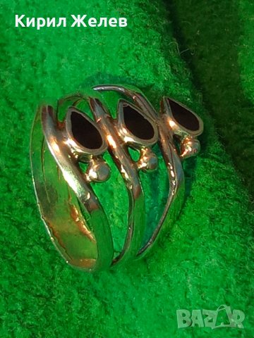 АЖУРЕН ЕМАЙЛИРАН ФЕШЪН СРЕБЪРЕН ПРЪСТЕН СРЕБРО 925 ДИЗАЙНЕРСКО АРТ БИЖУ 38436, снимка 16 - Пръстени - 41388974