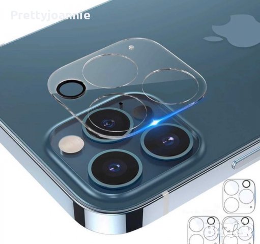 Стъклен протектор за камерата на iPhone 13 Pro, снимка 1 - Фолия, протектори - 38608043