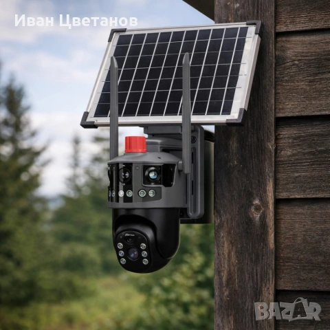 Соларна Wi-fi камера с панорамен изглед
