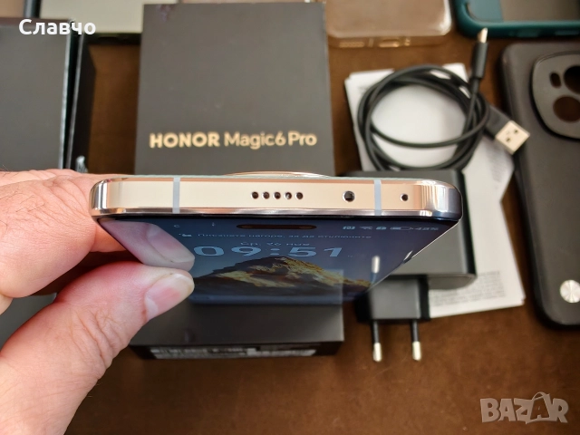 Honor Magic 6Pro 12/512Gb като нов, снимка 6 - Телефони с две сим карти - 52545174