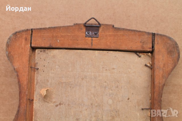 Стара дървена рама със снимка , снимка 8 - Колекции - 40404497