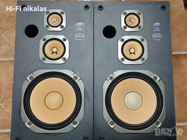 стерео Hi-Fi тонколони JVC S-66B (за части)