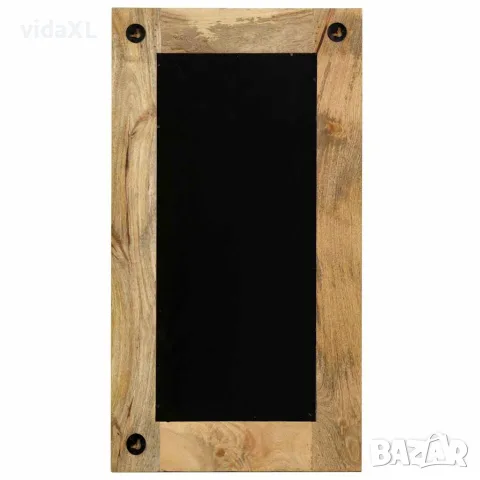 vidaXL Огледало, мангово дърво масив, 50x110 см, снимка 4 - Огледала - 56146417