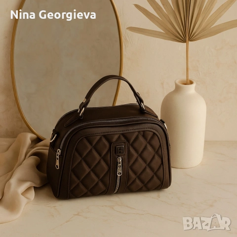 Ежедневна дамска чанта 2 в 1 – стил и удобство през целия ден, снимка 5 - Чанти - 53284693