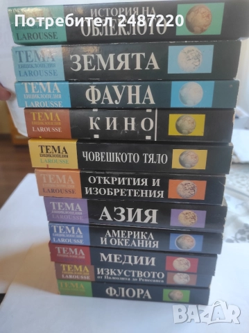 Енциклопедии Larousse тема ICON 2005-2006 г меки корици различни видове 11 броя 