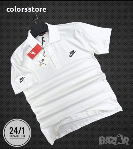 Бяла мъжка тениска Nike кодVL37H, снимка 1 - Тениски - 44447833