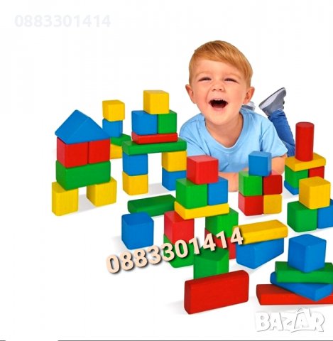 Дървени блокчета Конструктор от дърво , снимка 4 - Конструктори - 39866129